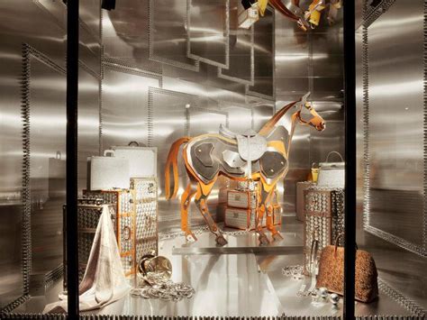 hermes window display|leila menchari.